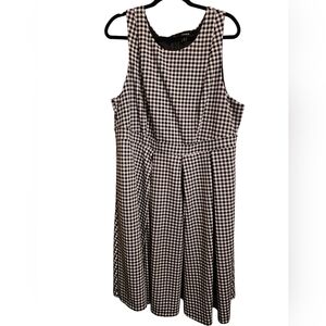 Torrid Black and White Gingham Dress, Sz 20
